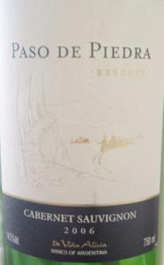 Paso de Piedra Reserva