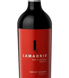 Lamadrid Reserva Cabernet Sauvignon 2010 con Milanesas