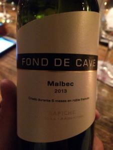Fond de Cave Malbec