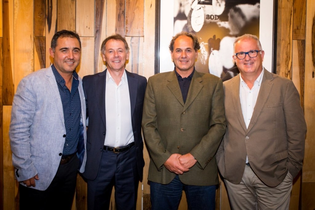 Baldomir - Sergio Montiel, Raul Molteni, Hugo Martino y Attilio Pagli