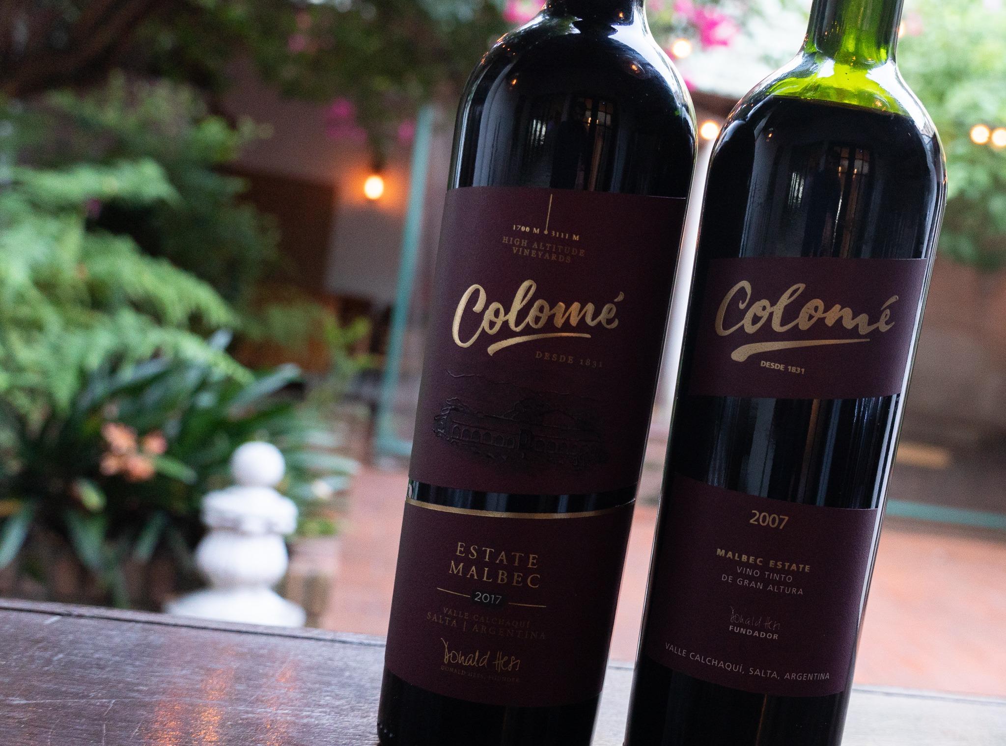 Colomé Estate 2017 y Colomé Estate 2007