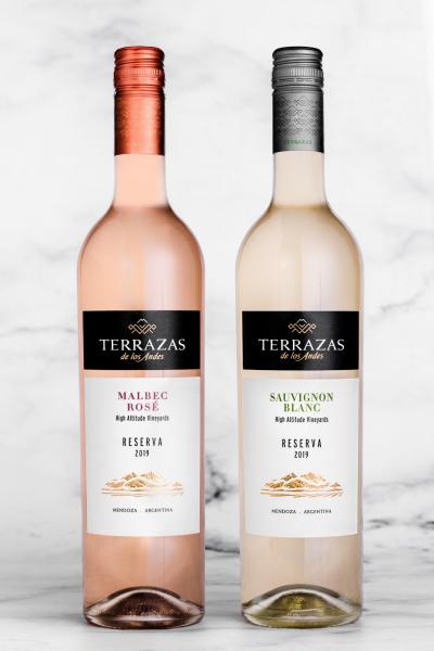 Terrazas de los Andes presenta dos nuevos vinos para su línea Reserva: Terrazas Malbec Rosé y Terrazas Sauvignon Blanc