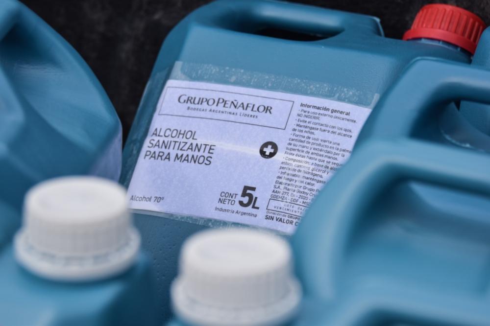 Grupo Peñaflor Donará 40 Mil Litros De Alcohol