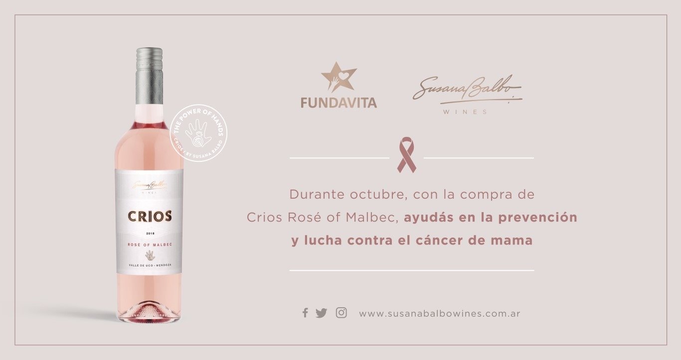 Críos Rose de Malbec 2019 - Octubre Rosa
