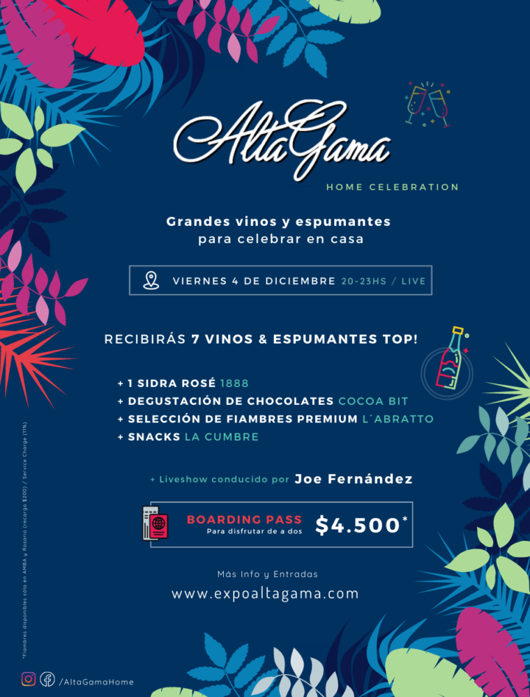 Alta Gama Home Celebration, para celebrar con grandes vinos y espumantes en casa