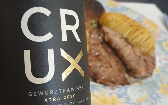 Mollejas Glaseadas y Crux Xtra Gewurztraminer 2020 (4)