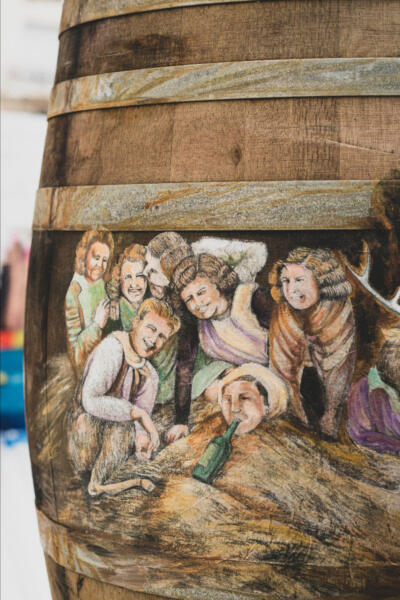 Zaffiro Art Bubbles cierra la intervención de Barricas de Vino en el Luxury de Palermo (2)