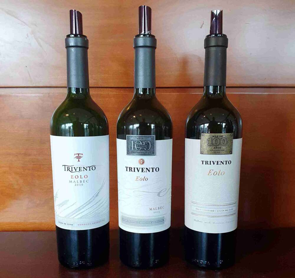 Vertical de Trivento Eolo 2010-2013-2018 (4)