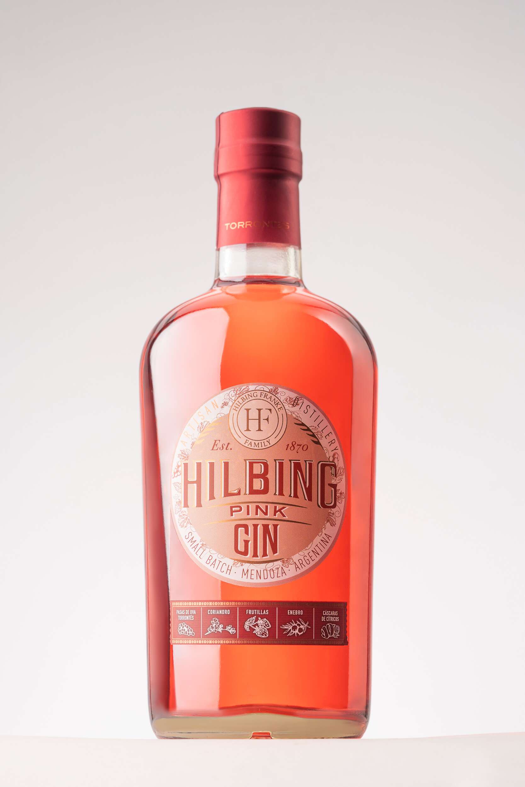 Hilbing Gin Pink, el primer gin elaborado con uvas Torrontés 1 Hilbing Gin Pink (1)