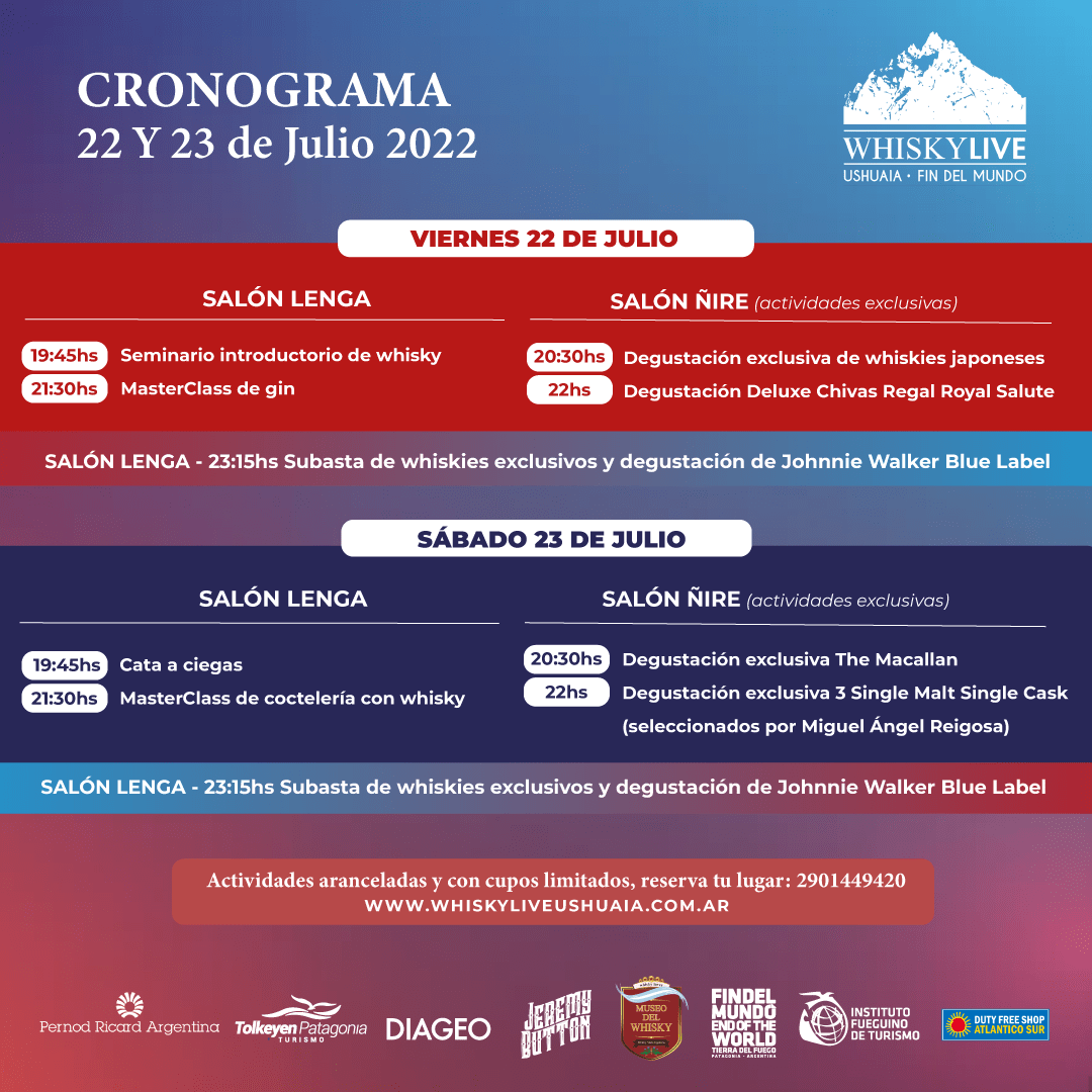 Whisky Live Ushuaia declarada de Interés Provincial (1)